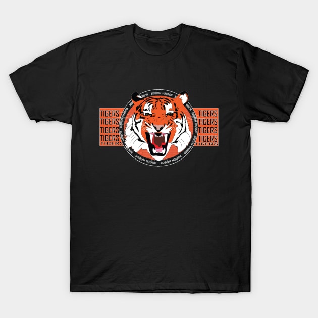 Benton Harbor Tigers T-Shirt by JoeDark